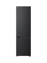 LG NatureFRESH GBBS524CEV Freestanding 60/40 Fridge Freezer, Essence Black Steel