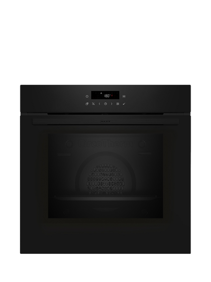Neff N30 B2CCJ7AK0B Built In Self Cleaning Electric Oven, Black, Black