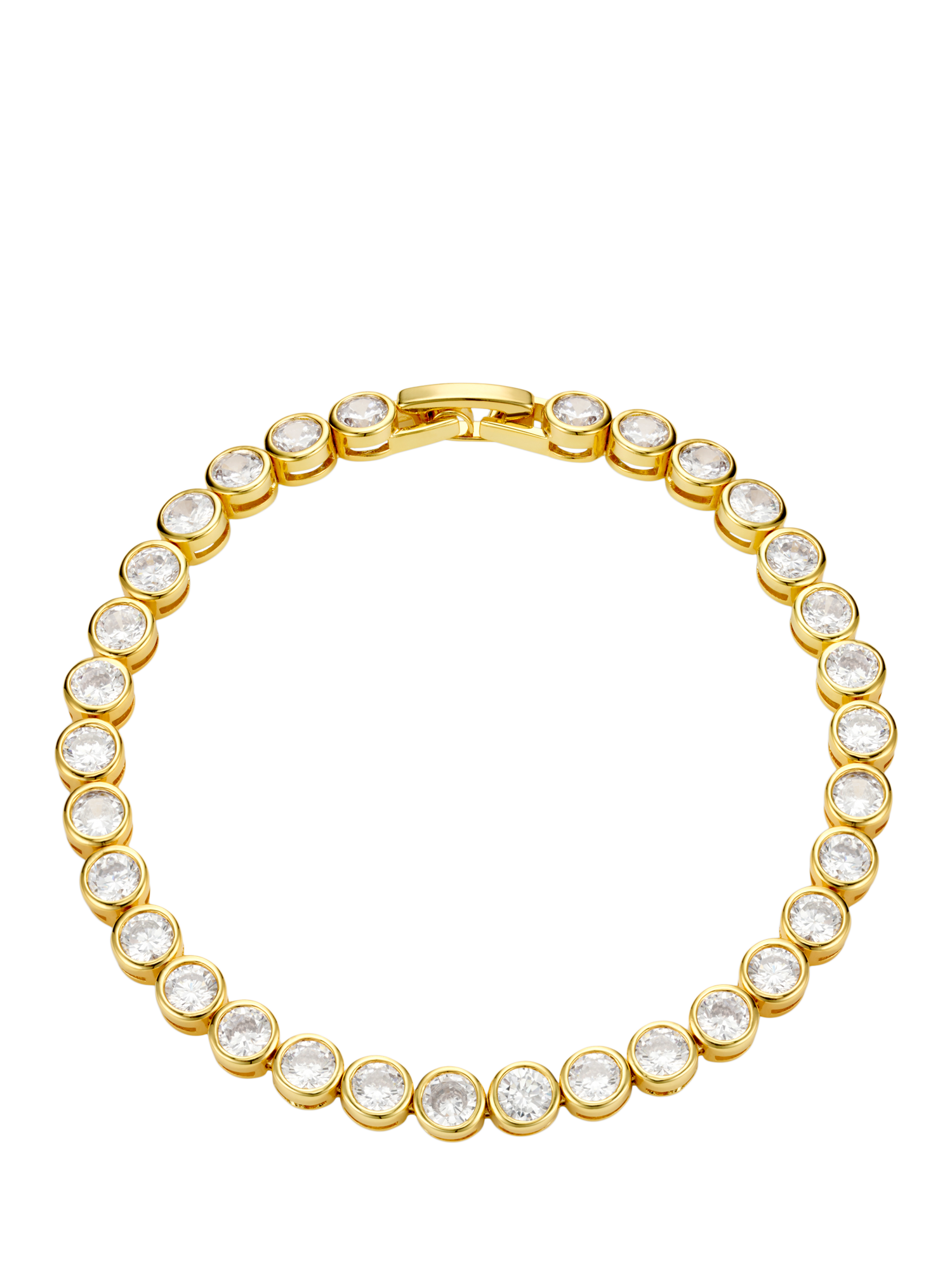 Product image 1 of 1, which shows Orelia LUXE Waterproof Tennis Bracelet, Gold