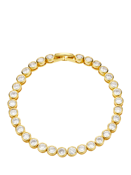 Orelia LUXE Waterproof Tennis Bracelet, Gold, Gold