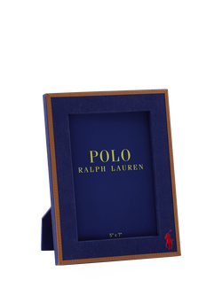 Ralph Lauren Polo Icon Photo Frame, 5 x 7" (13 x 18cm), Navy/Red, Navy, Red