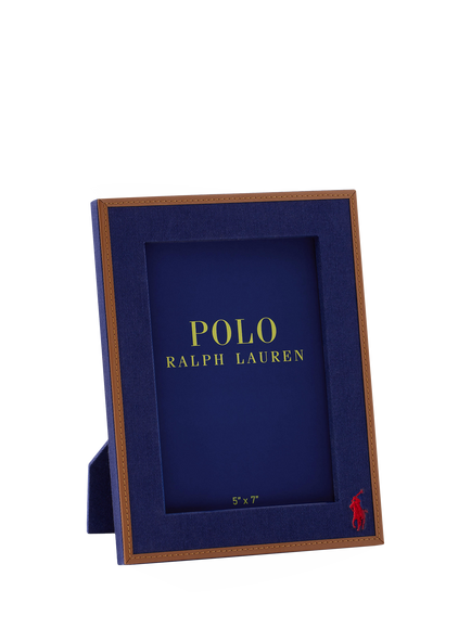 Ralph Lauren Polo Icon Photo Frame, 5 x 7" (13 x 18cm), Navy/Red, Navy, Red