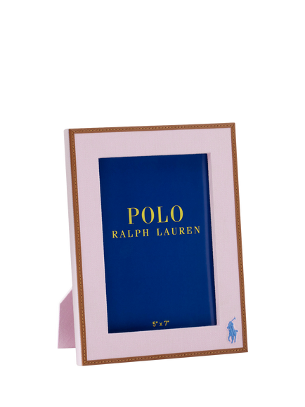 Ralph Lauren Polo Icon Photo Frame, 5 x 7" (13 x 18cm), Pink/Blue, Pink, Blue