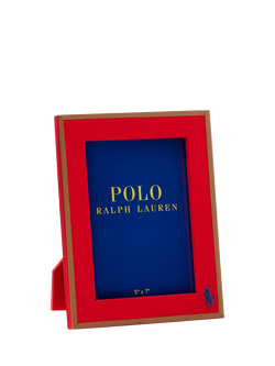 Ralph Lauren Polo Icon Photo Frame, 5 x 7" (13 x 18cm), Red/Blue, Red, Blue