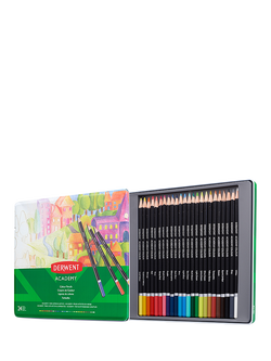 Derwent Academy Colour Pencils, Tin of 24, Multi