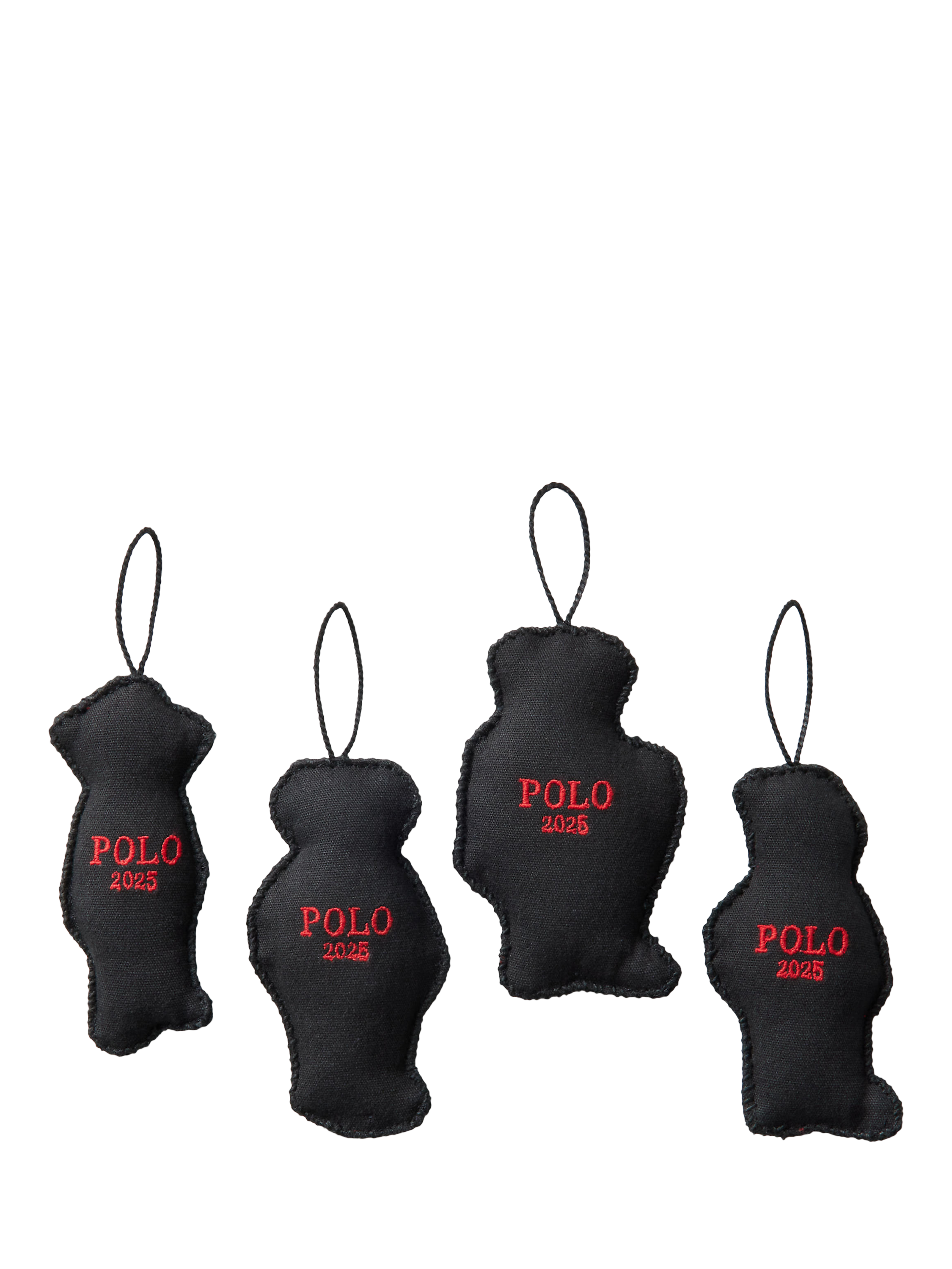 Ralph Lauren Polo Bear 2025 Tree Ornament, Set of 4