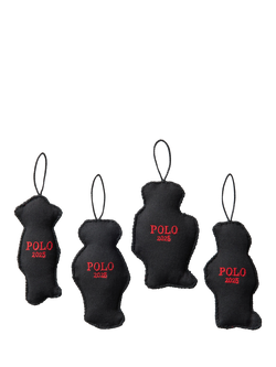 Ralph Lauren Polo Bear 2025 Tree Ornament, Set of 4 - view 2, Multi