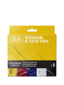 Winsor & Newton Galeria Acrylic Paint Process Set, 5 x 60ml, Multi