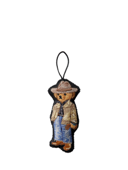 Ralph Lauren Polo Bear Western Bear 2025 Tree Ornament, Multi