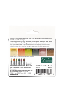 Winsor & Newton Rich Earth Watercolours, Set of 6 - view 2, Multi