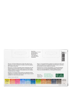 Winsor & Newton Cotman Watercolour Tube Travel Set, 13 Pieces - view 2, Multi