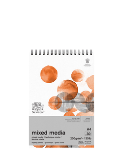 Winsor & Newton’s Mixed Media Pad, 30 Sheets, Multi