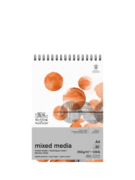 Winsor & Newton’s Mixed Media Pad, 30 Sheets, Multi
