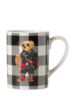Ralph Lauren Polo Bear Check Porcelain Mug, 414ml
