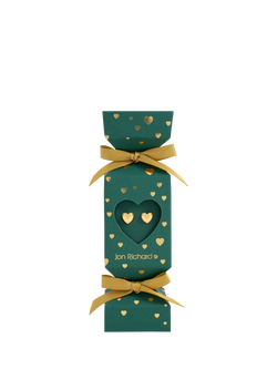 Jon Richard Heart Stud Earrings, Gold - view 2, Gold