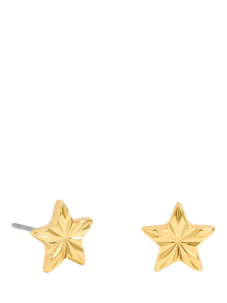 Jon Richard Star Stud Earrings, Gold, Gold