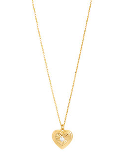 Jon Richard Heart Pendant, Gold, Gold