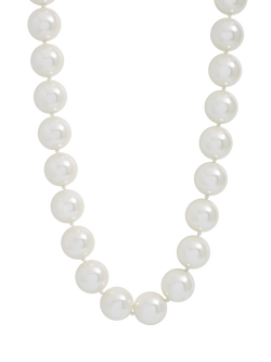 Jon Richard Cream Pearl Statement Necklace, Gold, Gold