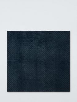 John Lewis Hidcote Quilted Bedspread, Myrtle Green - view 2, Dark Blue