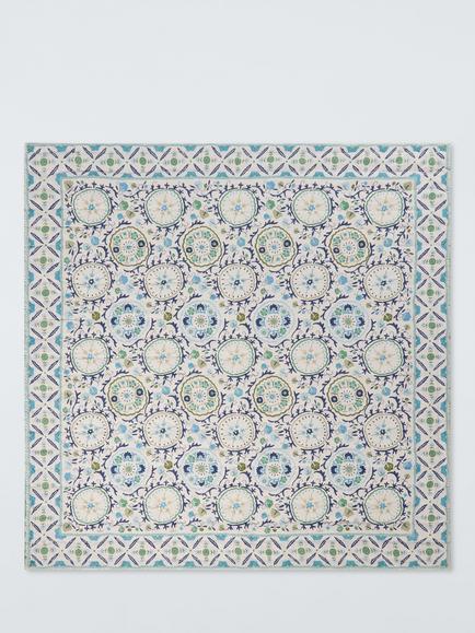 John Lewis Keya Suzani Quilt - view 2, Blue