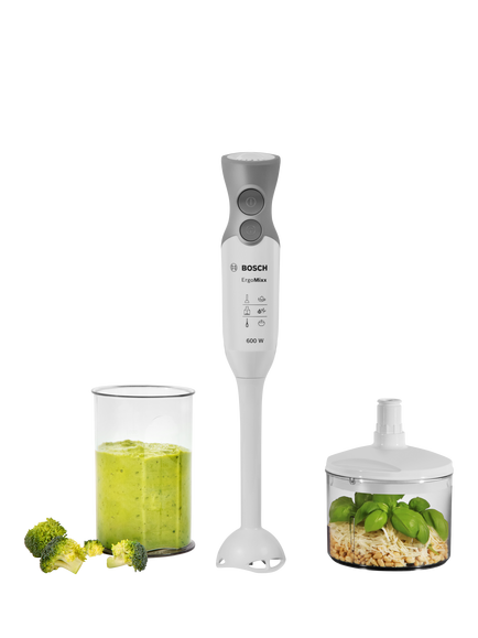 Bosch ErgoMixx 600W Hand Blender, White, White