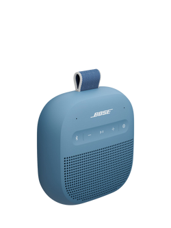 Bose SoundLink Micro (2nd Gen) Water-resistant Portable Bluetooth Speaker with Built-in Speakerphone, Black - view 2, Blue Dusk
