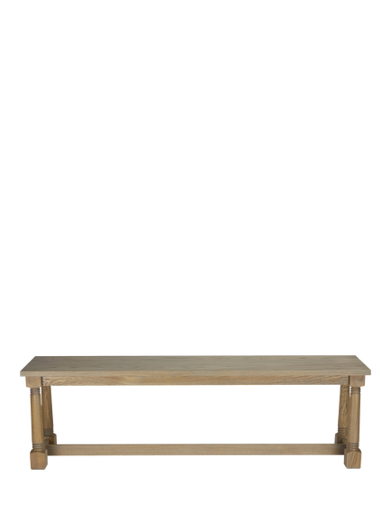 Laura Ashley Wellington Dining Bench, Oak - view 2, Oak