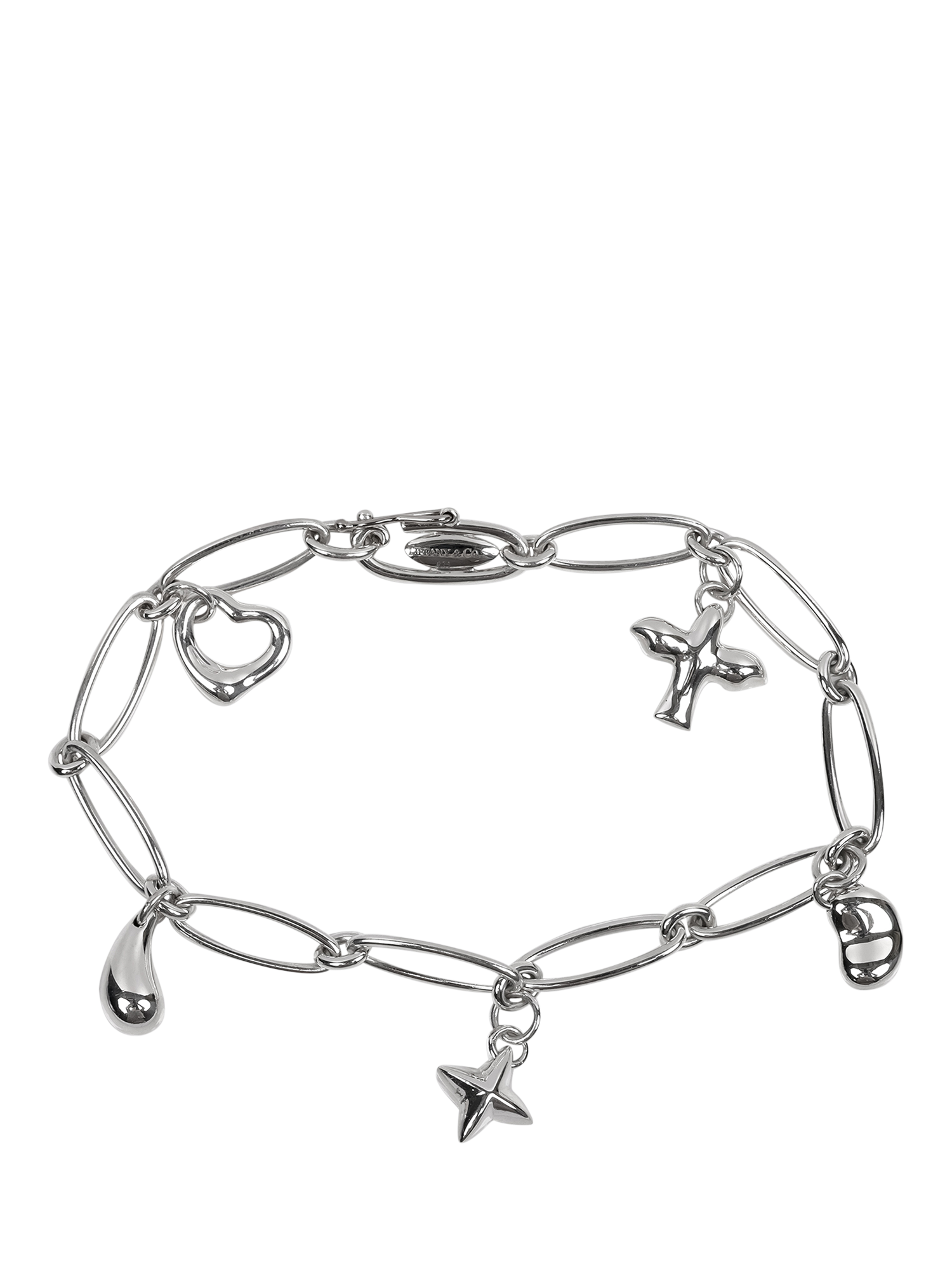 Pre-loved Tiffany Elsa Peretti 5-Charm Bracelet