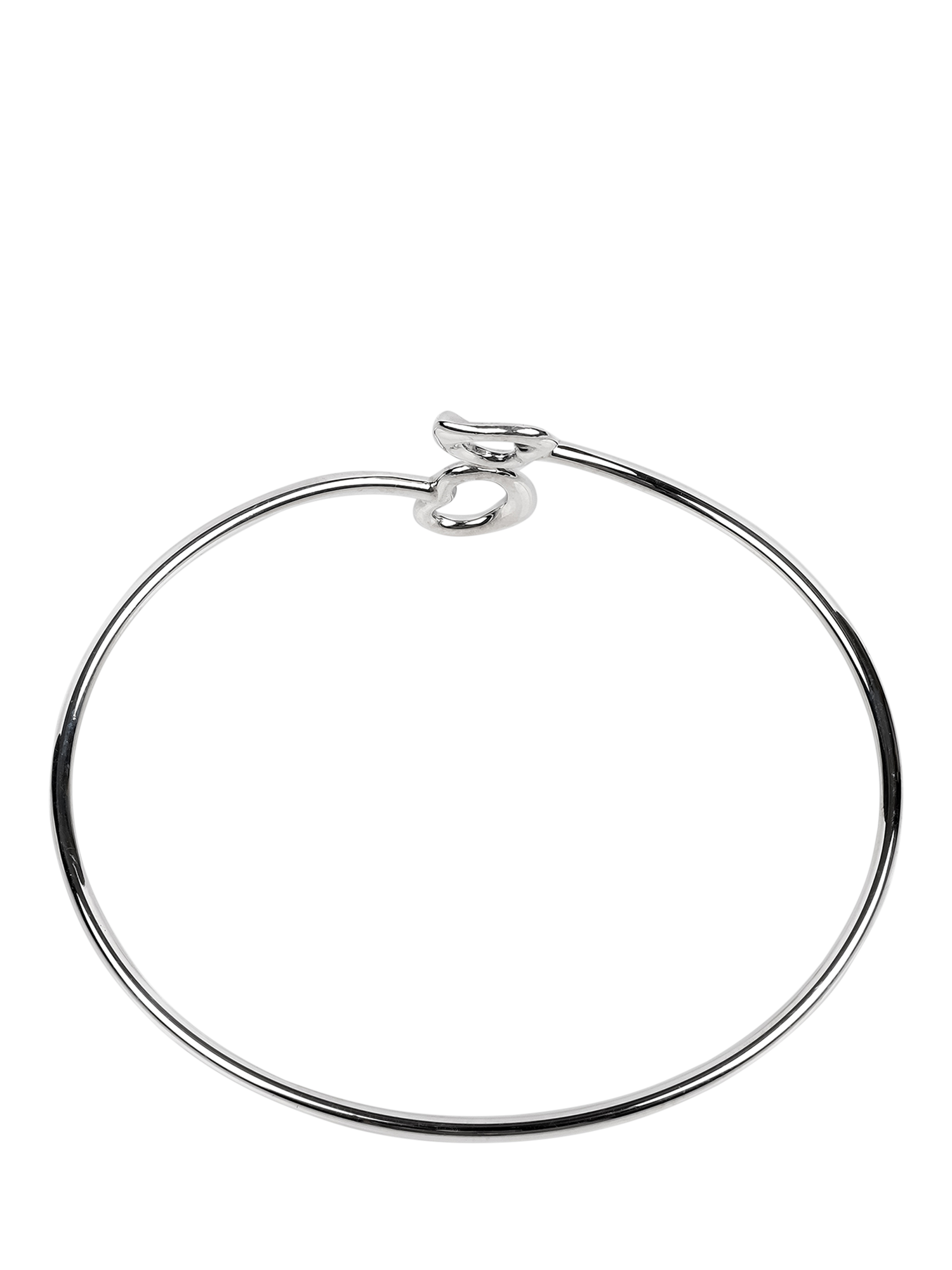 Pre-loved Tiffany Elsa Peretti Sterling Silver Open Heart Bangle
