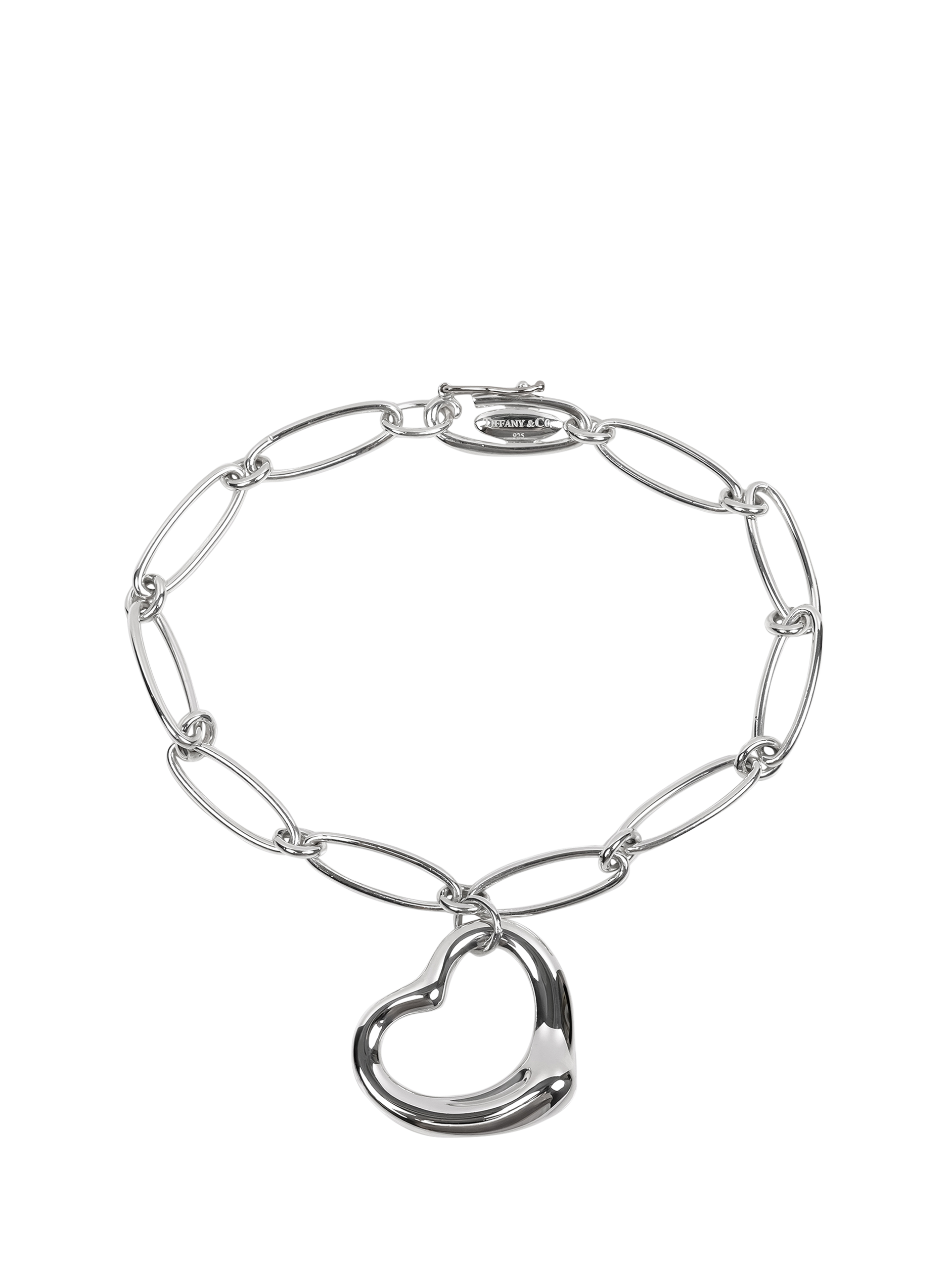 Pre-loved Tiffany Elsa Peretti Sterling Silver Open Heart 18cm