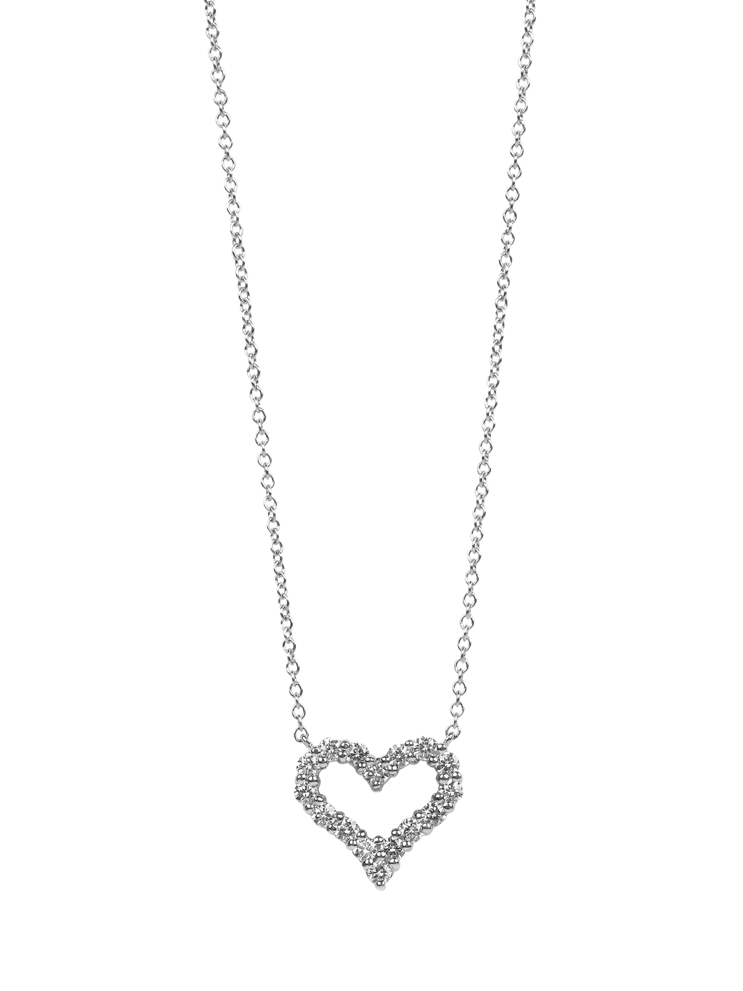 Product image 1 of 4, which shows Pre-loved Platinum Tiffany & Co. Hearts Mini Pendant
