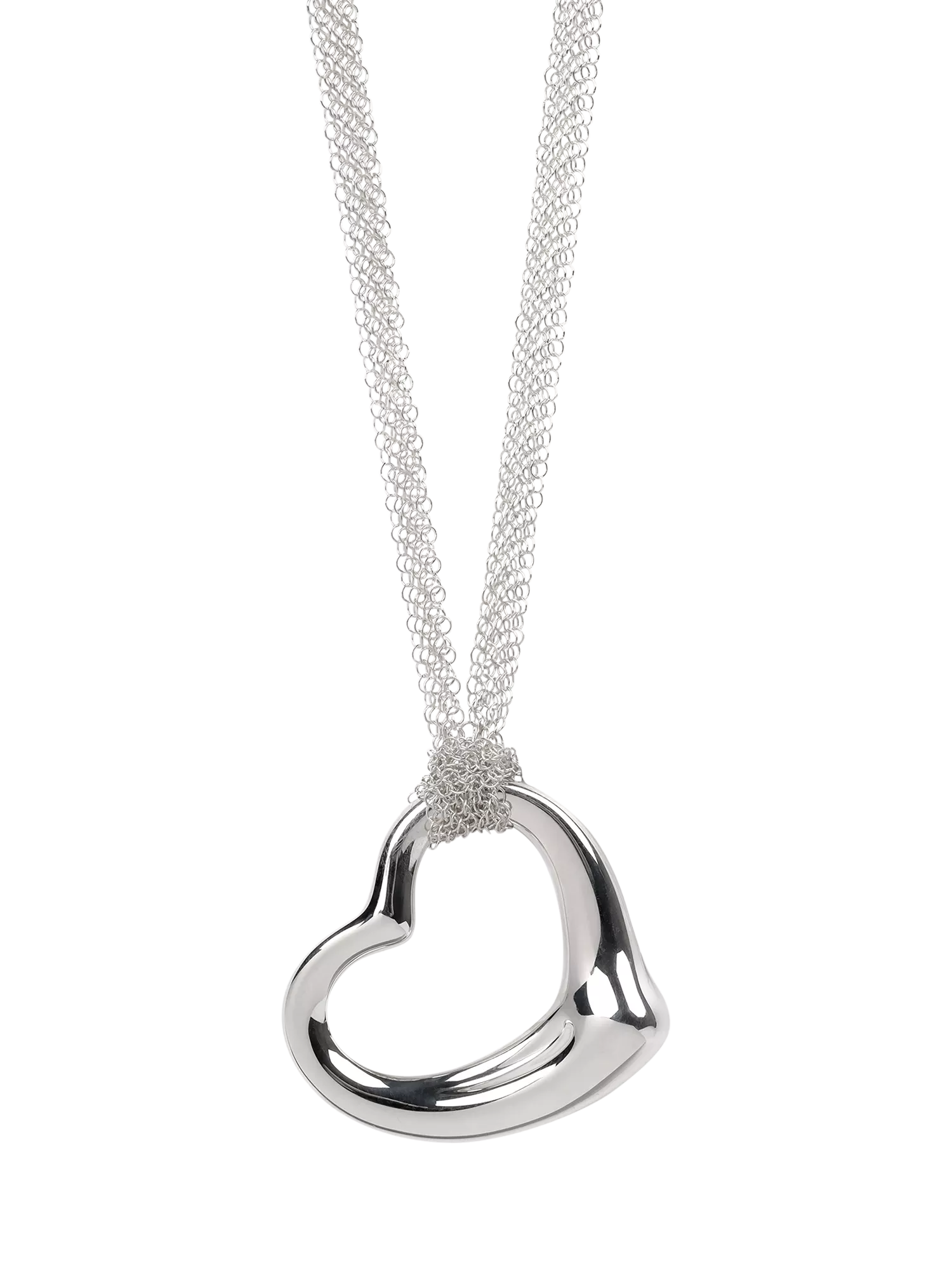 Pre-loved Tiffany Sterling Silver Elsa Peretti Open Heart