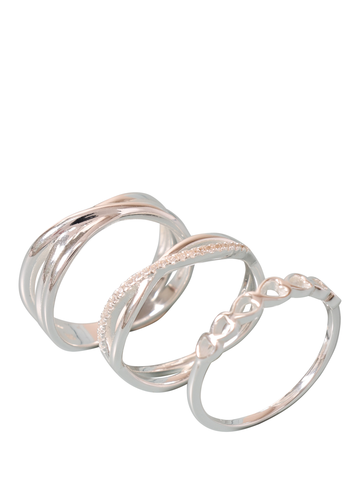 Product image 3 of 4, which shows Simply Silver Chunky Polished Ring, L
