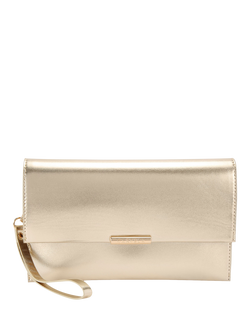 Carvela Caterina Clutch Bag, Gold, Gold