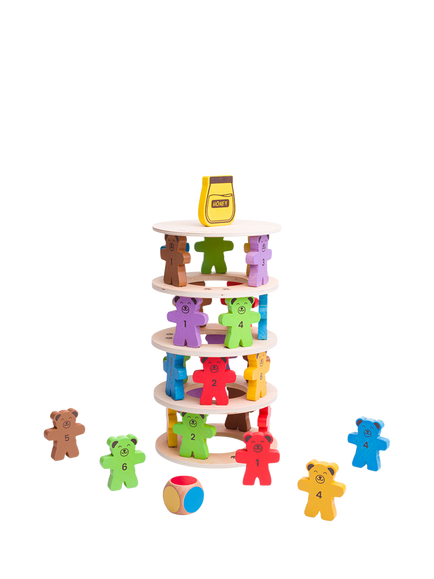 Bigjigs Toys Tumbling Teddies Game, Multi