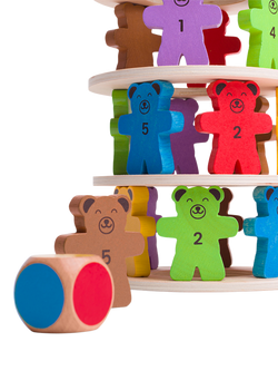 Bigjigs Toys Tumbling Teddies Game - view 2, Multi