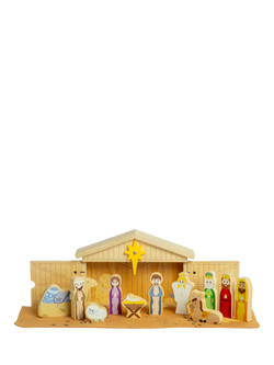Bigjigs Toys Wooden Nativity Set - view 2, Multi