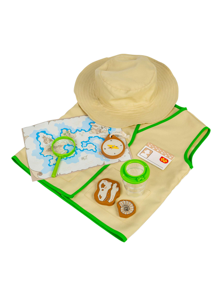 Bigjigs Toys Explorer Dress Up Set, Multi