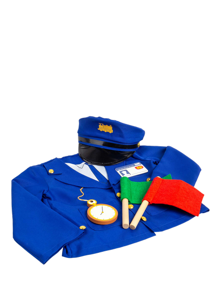 Bigjigs Toys Train Conductor Dress Up Set - view 2, Multicoloured