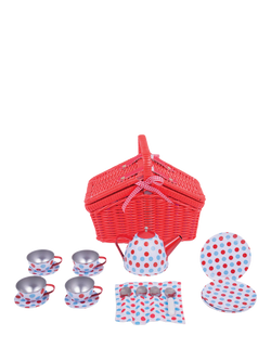 Bigjigs Toys Spotted Tea Set - view 2, Multi