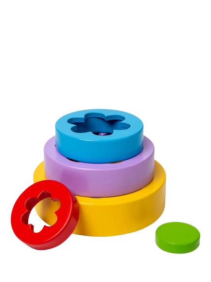 Bigjigs Toys Flower Tower, Multi