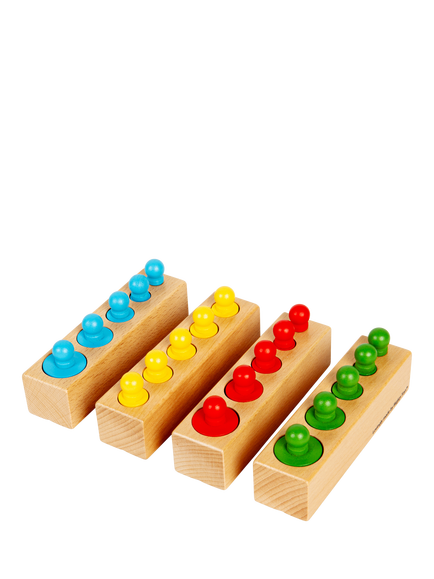 Bigjigs Toys Peg Blocks Puzzle - view 2, Multi