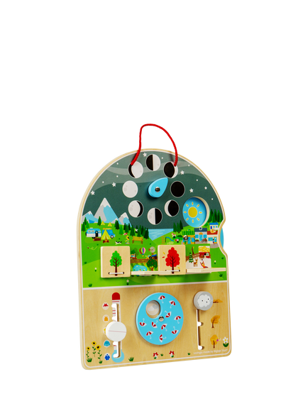 Bigjigs Toys Wooden Weather Board, Multi
