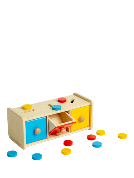 Bigjigs Toys Wooden Token Sorter - view 2, Multi