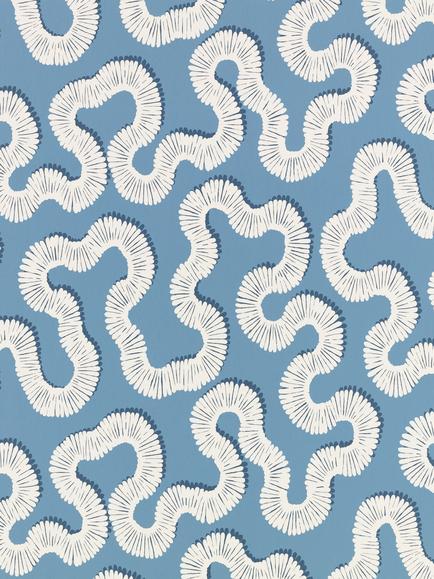 Romo Kezia Wallpaper, Boathouse Blue