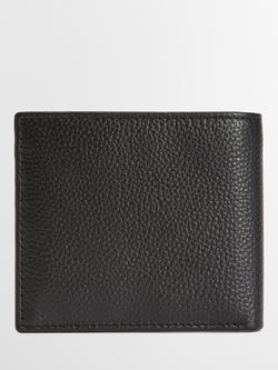 Barbour Tabert Leather Wallet - view 2, Black/Ancient Tartan