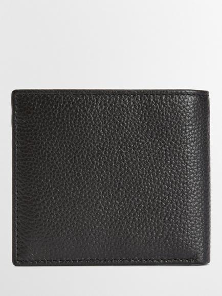 Barbour Tabert Leather Wallet - view 2, Black/Ancient Tartan