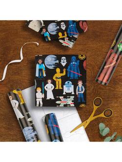 Hallmark Star Wars Wrapping Paper, 3m - view 2, Black