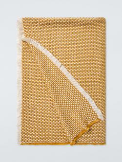 John Lewis Chunky Throw, Mustard