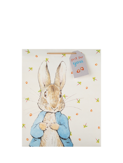 Hallmark Peter Rabbit Medium Gift Bag, White&black - view 2, White&black